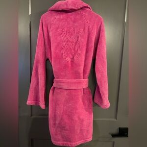 Victoria’s Secret XS/S Short Cozy Robe Fuchsia Frenzy